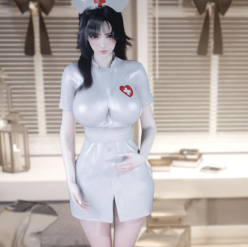vvvevevvv.Nurse_Uniform_Suit-林夕资源VAM