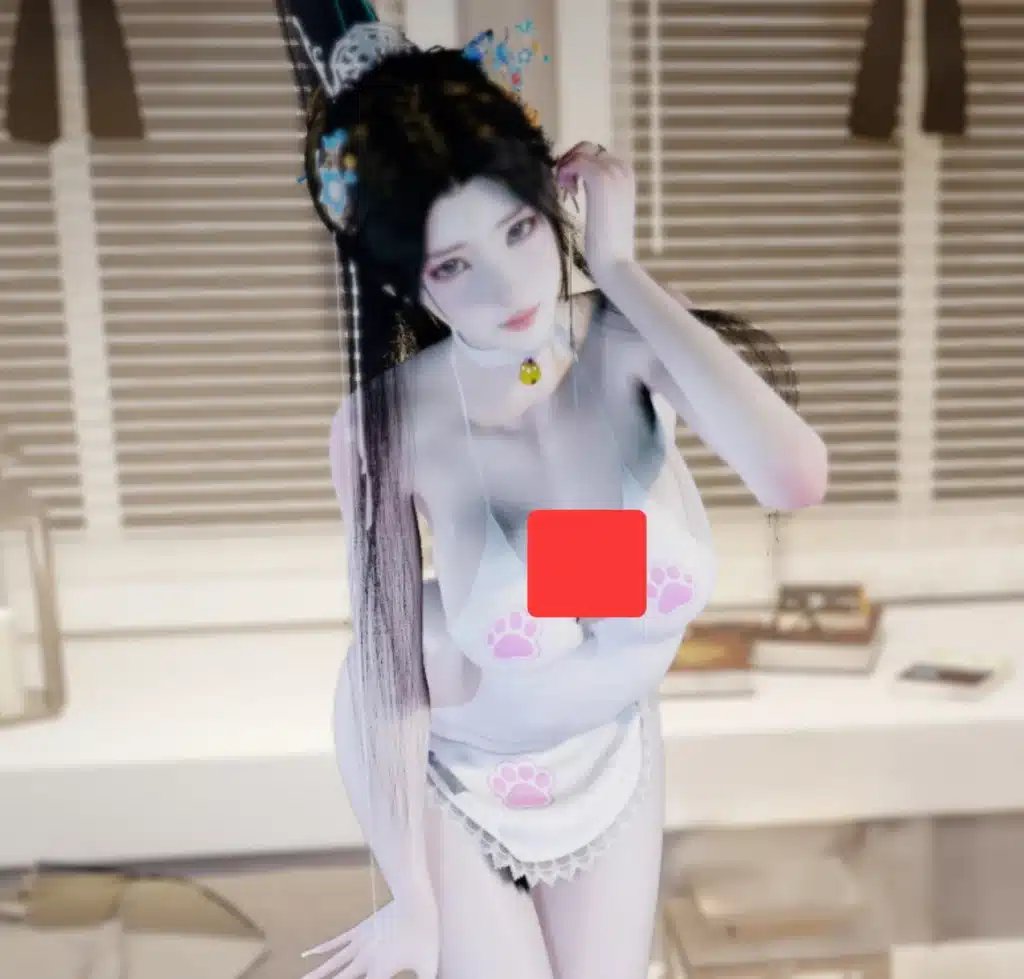 Yep.Cat_Paw_Apron_Set-林夕资源VAM