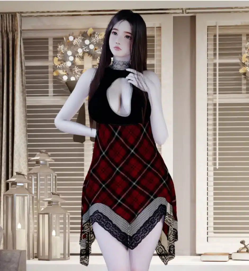 vvvevevvv.Lacy_Babydoll_Dress-林夕资源VAM