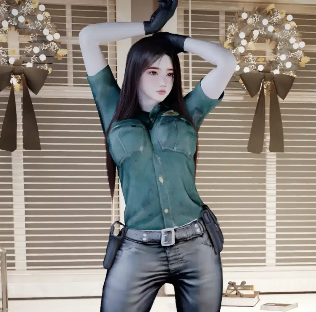 vvvevevvv.DBD_policewoman_Outfit-林夕资源VAM