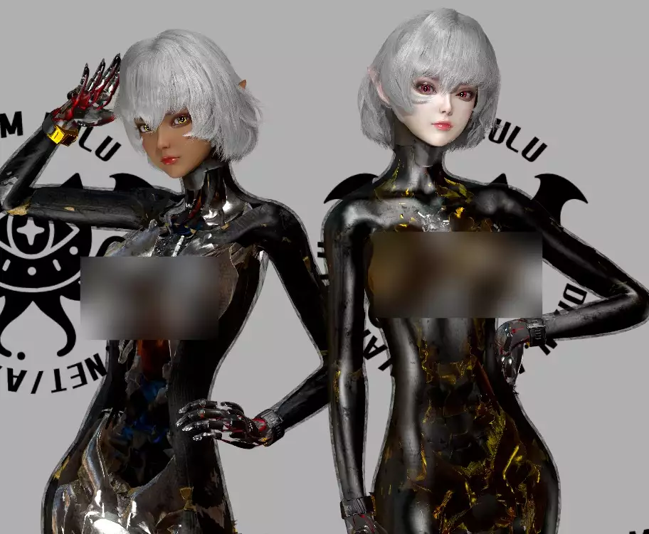 图片[1]-lulu.索菲亚-双子星.1-Fx718社区