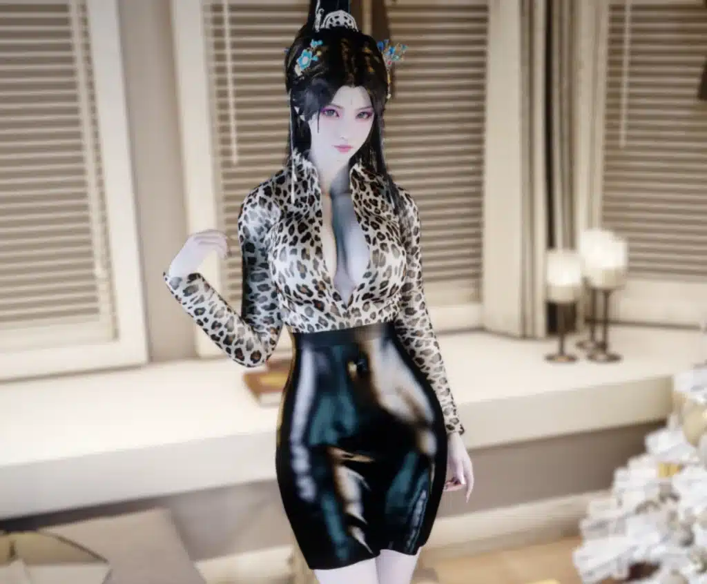 KKND.XL_loose_leopard_print_shirt-林夕资源VAM