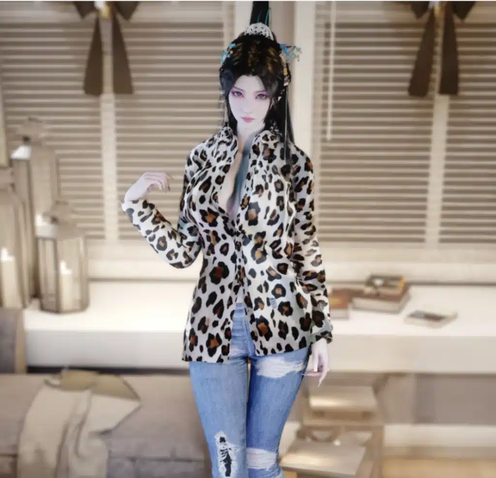 KKND.XL_loose_leopard_print_shirt-林夕资源VAM