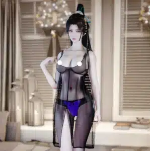 KKND.Silk_chiffon_semi_transparent_pajamas-林夕资源VAM